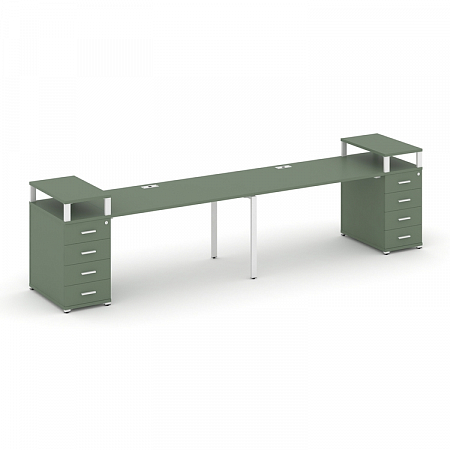 Бенч-система на 2 места с 2 опорными тумбами Concept CN.ORS-427