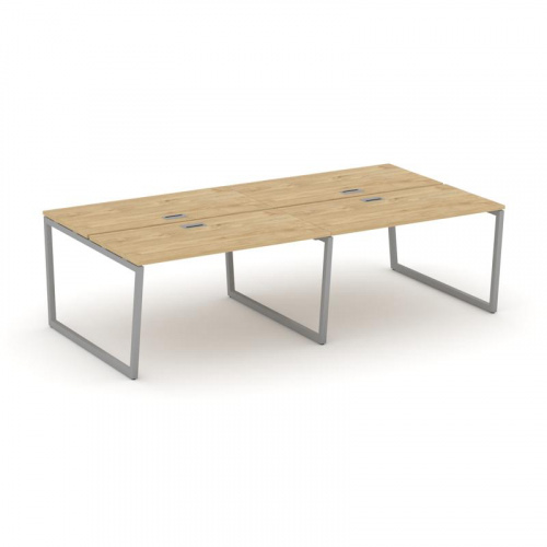 Style Project Рабочая станция 2-х сторон. SN-4T2.DRS-042 Акация Лорка/Металл Антрацит/Заглушка Пласт фото 2