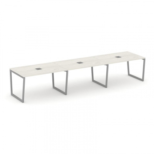 Style Project Стол переговорный SN-4T2.SPRG-021 Акация Лорка/Металл Антрацит/Заглушка Металл Антраци фото 11