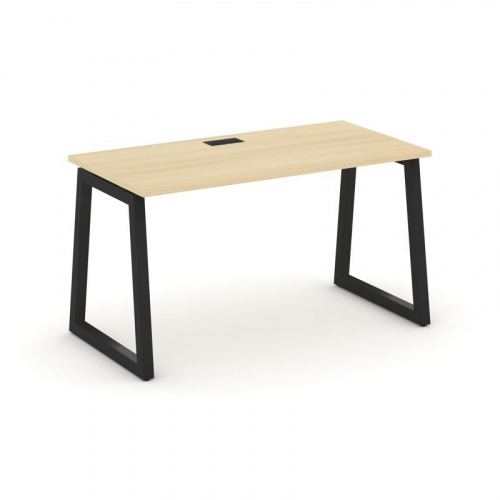 Style Project Стол письменный SN-5T1.SP-021 Акация Лорка/Металл Антрацит/Заглушка Пластик Черный 980 фото 7