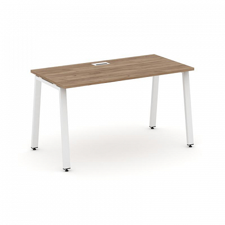 Style Project Стол письменный SN-6A.SP-004 Дуб Табак/Металл Белый 1580*600*750