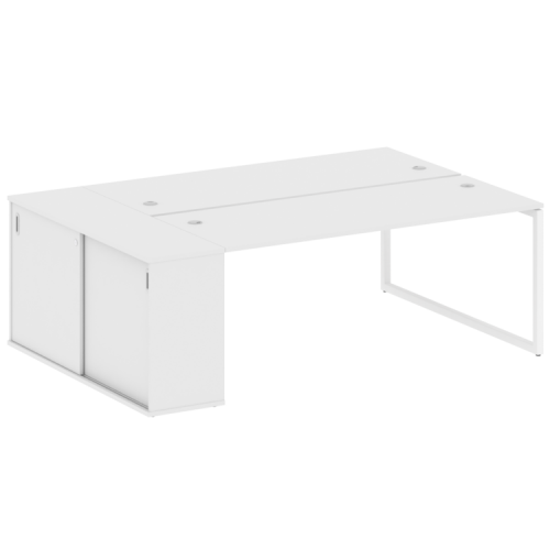 Бенч-система с шкафом-купе на О-обр. м/к Metal System Quattro 40БО.РС-СШК-1.5 фото 9