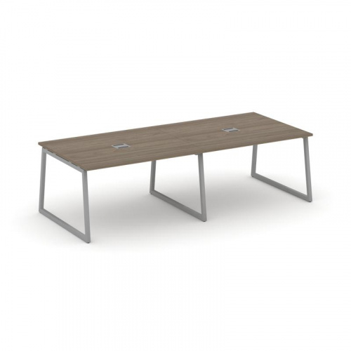 Style Project Стол переговорный SN-4T1.SPRG-043 Акация Лорка/Металл Антрацит/Заглушка Металл Антраци фото 14