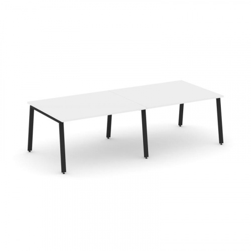 Style Project Стол переговорный SN-6A.SPRG-042.3 Дуб Наварра/Металл Белый 2360*1180*750 фото 14