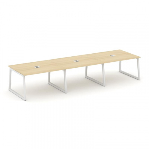 Style Project Стол переговорный SN-5T1.SPRG-054 Акация Лорка/Металл Антрацит/Заглушка Металл Антраци фото 22