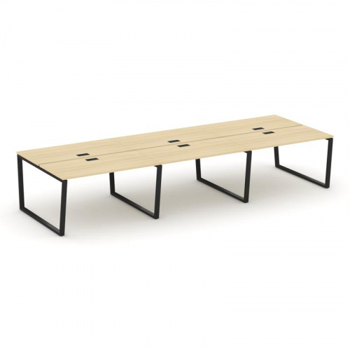 Style Project Рабочая станция 2-х сторон. SN-6T2.DRS-074 Акация Лорка/Металл Антрацит/Заглушка Пласт фото 8