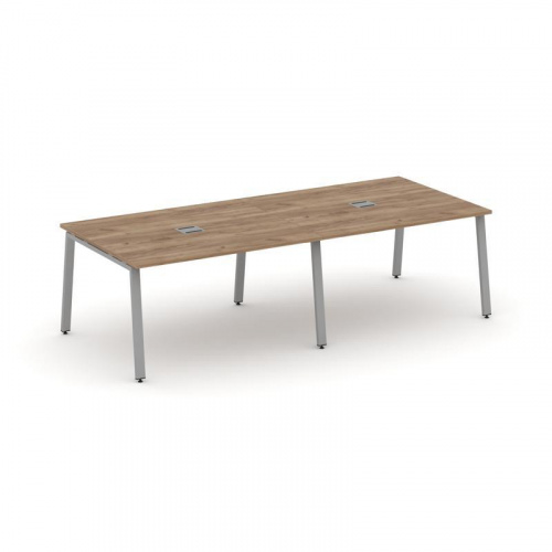 Style Project Стол переговорный SN-6A.SPRG-043 Тиквуд Светлый/Металл Антрацит 2760*1180*750 фото 12