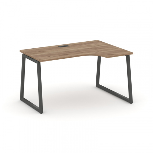 Style Project Стол рабочий эргоном. SN-4T1.SPA-002(R) Акация Лорка/Металл Антрацит/Заглушка Пластик фото 11 Style Project Стол рабочий эргоном. SN-4T1.SPA-002(R) Акация Лорка/Металл Антрацит/Заглушка Пластик фото 11