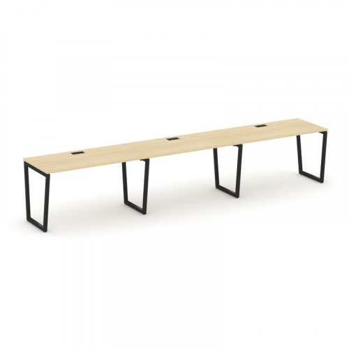 Style Project Рабочая станция 1 сторон. SN-4T2.ORS-051 Акация Лорка/Металл Антрацит/Заглушка Пластик фото 19