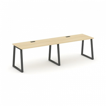 Style Project Рабочая станция 1 сторон. SN-6T1.ORS-024 Акация Лорка/Металл Антрацит/Заглушка Пластик