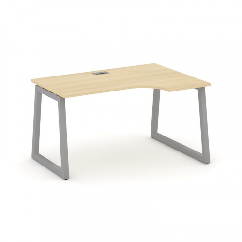 Style Project Стол рабочий эргоном. SN-5T1.SPA-012(R) Акация Лорка/Металл Антрацит/Заглушка Пластик фото 20