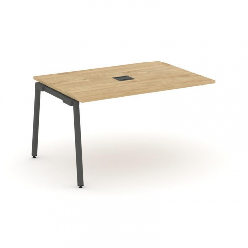 Style Project Проходной наб. элем. перег. стола SN-4A.NSPRG-003 Белый/Металл Белый 1380*980*750 фото 11