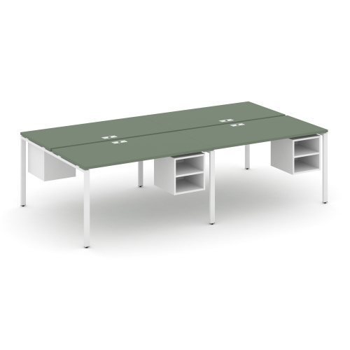 Бенч-система на 4 места с подвесными тумбами Concept CN.DRS-126