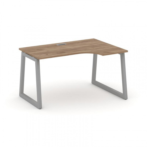 Style Project Стол рабочий эргоном. SN-5T1.SPA-012(R) Акация Лорка/Металл Антрацит/Заглушка Пластик фото 10