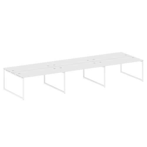 Бенч-система на 6 рабочих мест на О-обр. м/к Metal System Quattro 40БО.СМ-6.4 фото 9