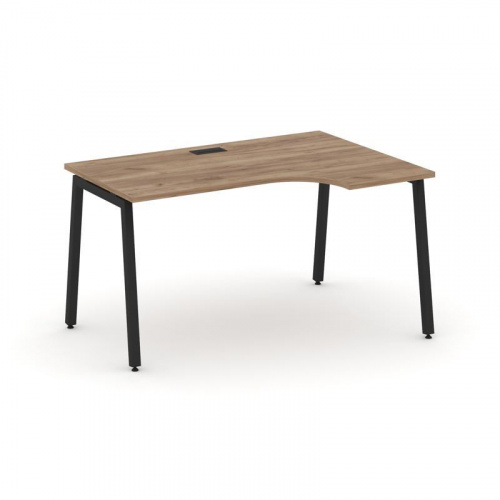 Style Project Стол рабочий эргоном. SN-4A.SPA-001(R) Белый/Металл Белый 1380*600/980*750 фото 3