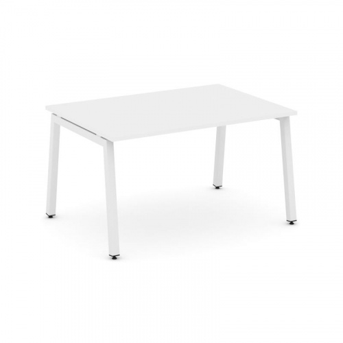 Style Project Стол переговорный SN-5A.SPRG-004.3 Тиквуд Светлый/Металл Белый 1580*980*750 фото 16