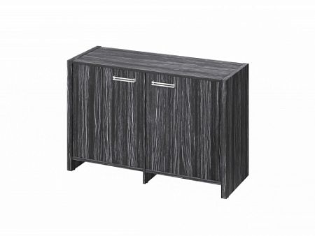 Тумба двухсекционная FI-12-02.D. Древесина Графит