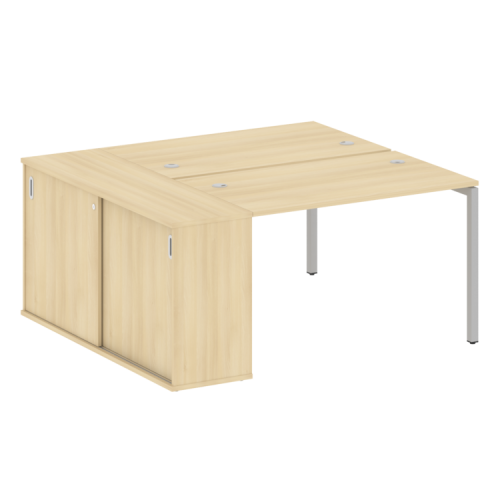 Бенч-система с шкафом-купе на П-обр. м/к Metal System Quattro 40БП.РС-СШК-1.2 фото 14