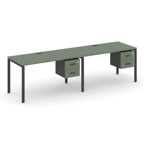 Бенч-система на 2 места с подвесными тумбами Concept CN.ORS-114 фото 2