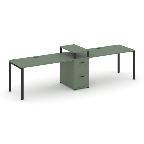 Бенч-система на 2 места с 1 опорной тумбой Concept CN.ORS-421