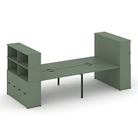 Бенч-система с опорными распашными шкафами Concept CN.DRS-275