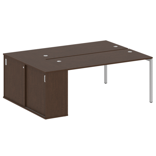 Бенч-система с шкафом-купе на П-обр. м/к Metal System Quattro 40БП.РС-СШК-1.4 фото 11