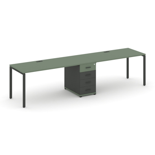 Бенч-система на 2 места с 1 опорной тумбой Concept CN.ORS-404 фото 2