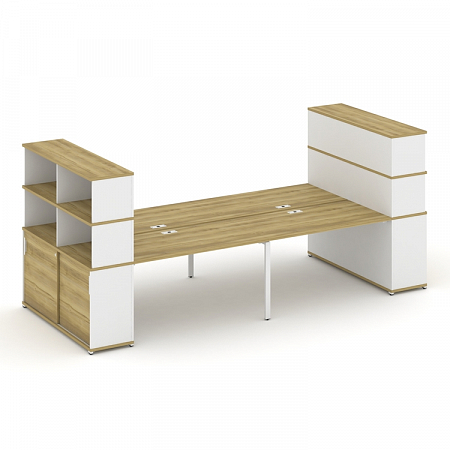 Бенч-система с опорными шкафами-купе Concept CN.DRS-287