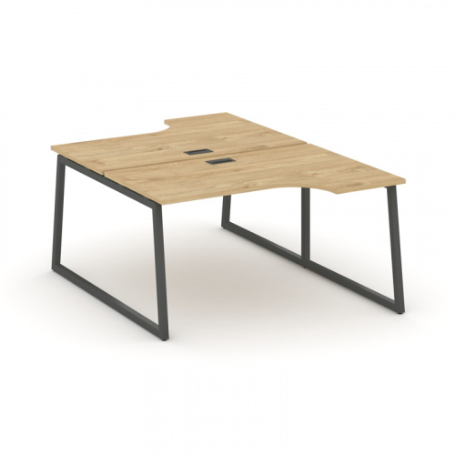 Style Project Рабочая станция эргоном. SN-4T1.DRPA-012 Акация Лорка/Металл Антрацит/Заглушка Пластик фото 12