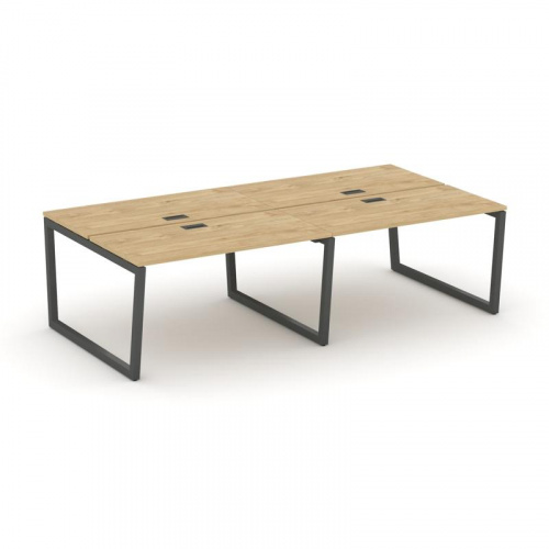 Style Project Рабочая станция 2-х сторон. SN-5T2.DRS-033 Акация Лорка/Металл Антрацит/Заглушка Пласт фото 22