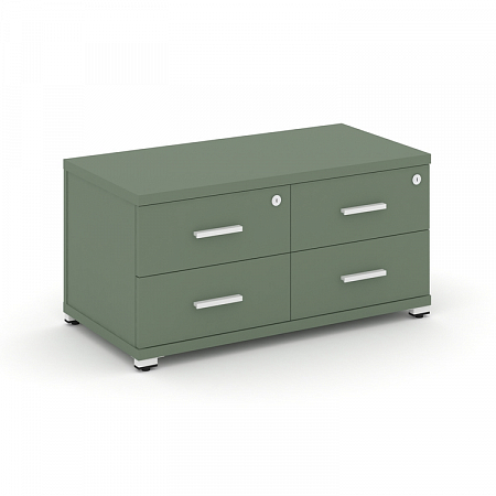 Тумба приставная с 2 ящиками Concept CN.TSP-001 W