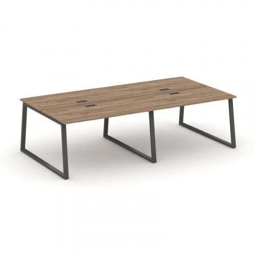 Style Project Рабочая станция 2-х сторон. SN-6T1.DRS-053 Акация Лорка/Металл Антрацит/Заглушка Пласт фото 23