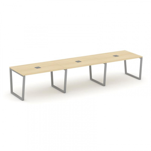 Style Project Стол переговорный SN-6T2.SPRG-021 Акация Лорка/Металл Антрацит/Заглушка Металл Антраци фото 20