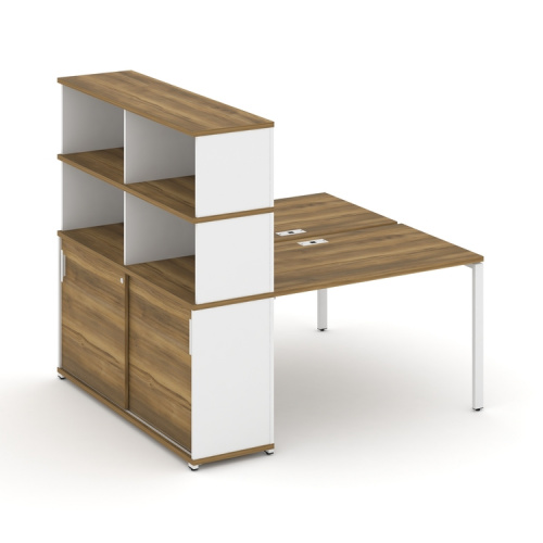 Бенч-система с опорным шкафом-купе с надставкой Concept CN.DRS-242 фото 8