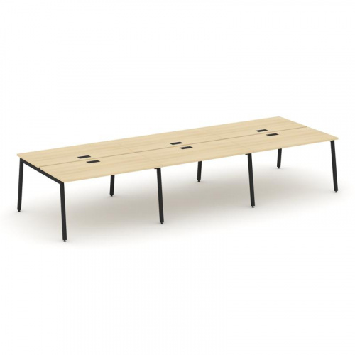 Style Project Рабочая станция 2-х сторон. SN-4A.DRS-063 Белый/Металл Белый 4140*1232*750