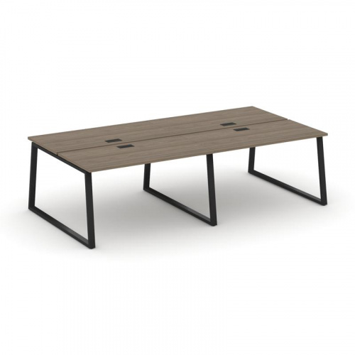 Style Project Рабочая станция 2-х сторон. SN-6T1.DRS-053 Акация Лорка/Металл Антрацит/Заглушка Пласт фото 5