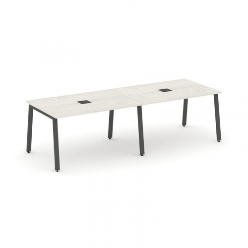 Style Project Стол переговорный SN-6A.SPRG-011 Дуб Табак/Металл Белый 1960*980*750 фото 21