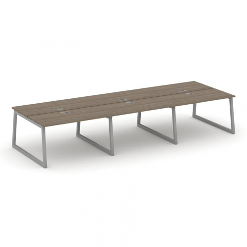 Style Project Рабочая станция 2-х сторон. SN-5T1.DRS-062 Акация Лорка/Металл Антрацит/Заглушка Пласт фото 13