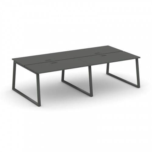 Style Project Рабочая станция 2-х сторон. SN-6T1.DRS-053 Акация Лорка/Металл Антрацит/Заглушка Пласт фото 27