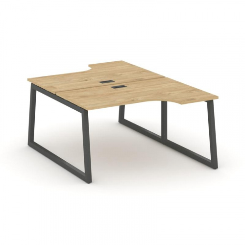 Style Project Рабочая станция эргоном. SN-5T1.DRPA-022 Акация Лорка/Металл Антрацит/Заглушка Пластик фото 22