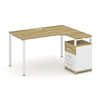 Стол эргономичный с опорной тумбой Concept CN.SA-305(R)