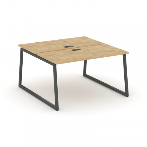 Style Project Рабочая станция 2-х сторон. SN-4T1.DRS-023 Акация Лорка/Металл Антрацит/Заглушка Пласт фото 11