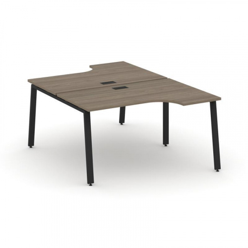 Style Project Рабочая станция эргоном. SN-6A.DRPA-002 Тиквуд Светлый/Металл Антрацит 1580*1232/1992* фото 4