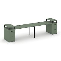 Бенч-система на 2 места с 2 опорными тумбами Concept CN.ORS-430