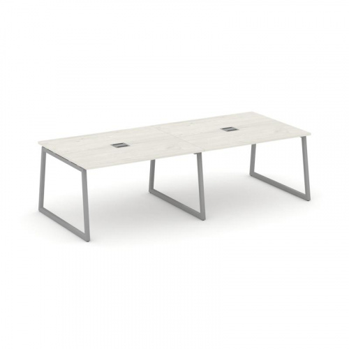 Style Project Стол переговорный SN-4T1.SPRG-043 Акация Лорка/Металл Антрацит/Заглушка Металл Антраци фото 12