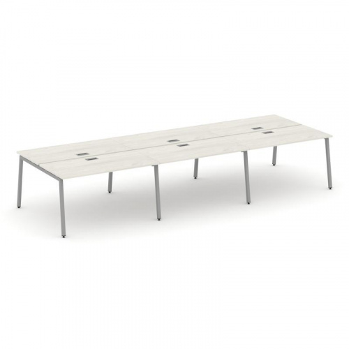 Style Project Рабочая станция 2-х сторон. SN-4A.DRS-063 Белый/Металл Белый 4140*1232*750 фото 6