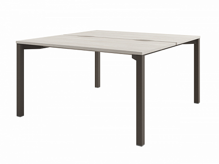 Стол тандем на металлокаркасе D-41