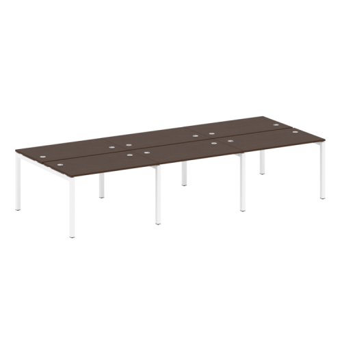 Бенч-система на 6 рабочих мест на П-обр. м/к Metal System Quattro 50БП.СМ-6.2 фото 9