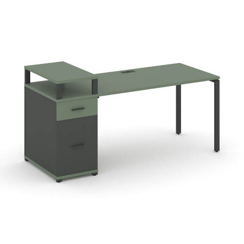 Стол офисный с опорной тумбой Concept CN.SP-414 фото 2